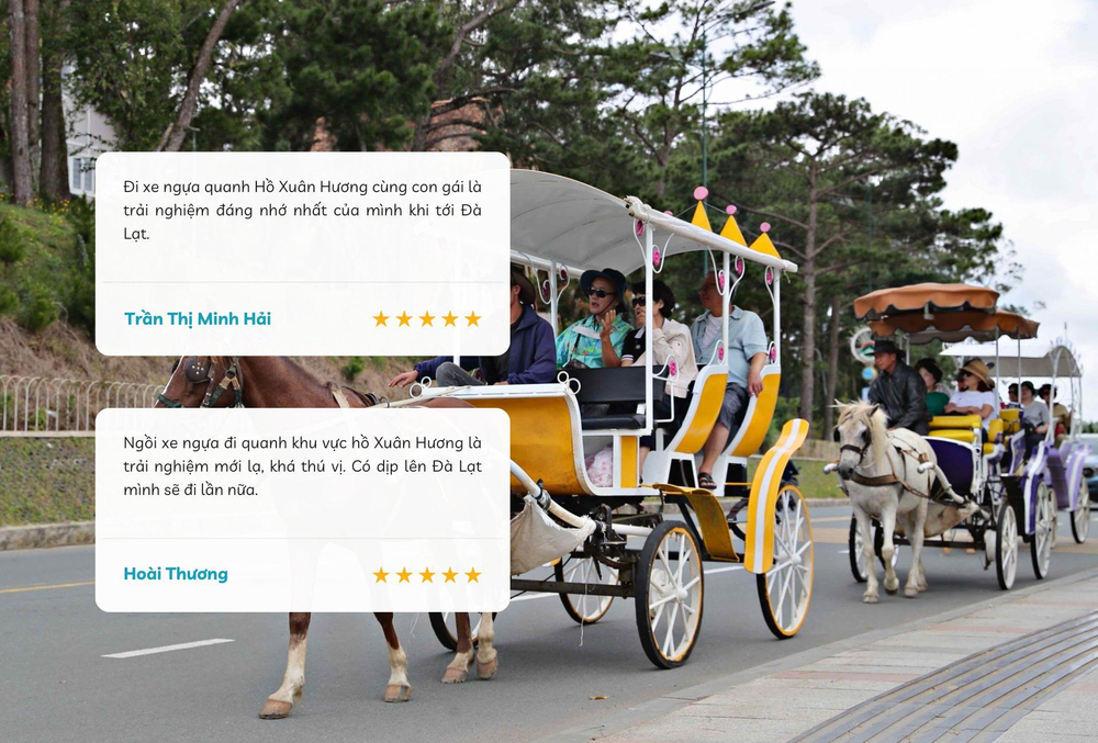 Cảm nhận của du khách khi đi xe ngựa quanh hồ Xuân Hương